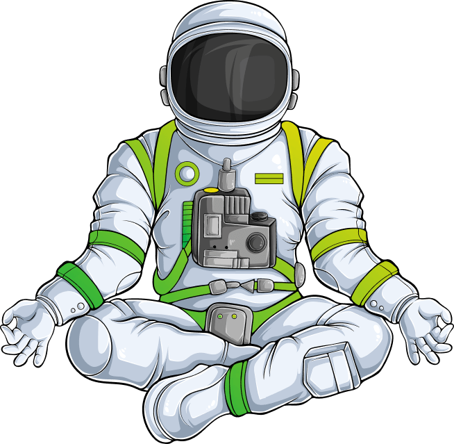 Cannado Astronaut Meditating